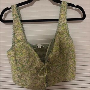 American Eagle Outfitters Green Knit Top